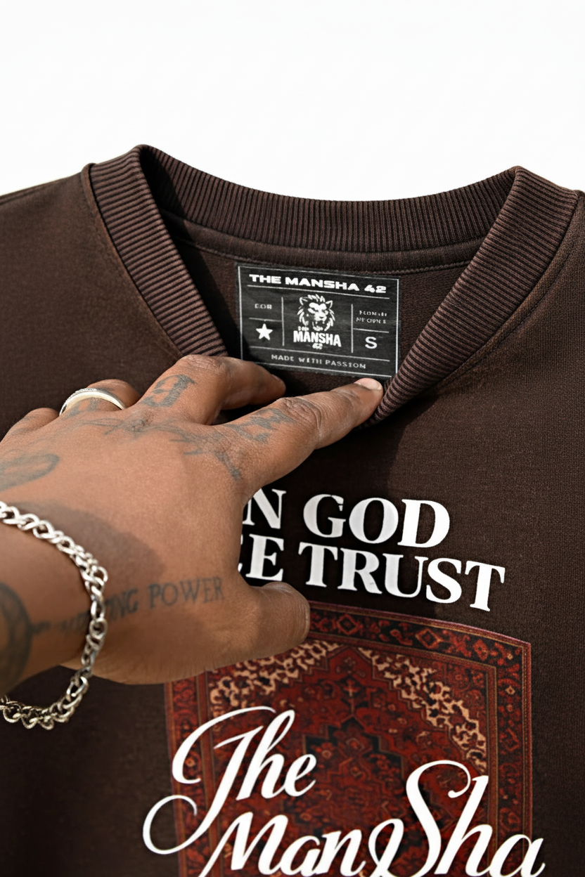 IN GOD WE TRUST Oversized Unisex Tee