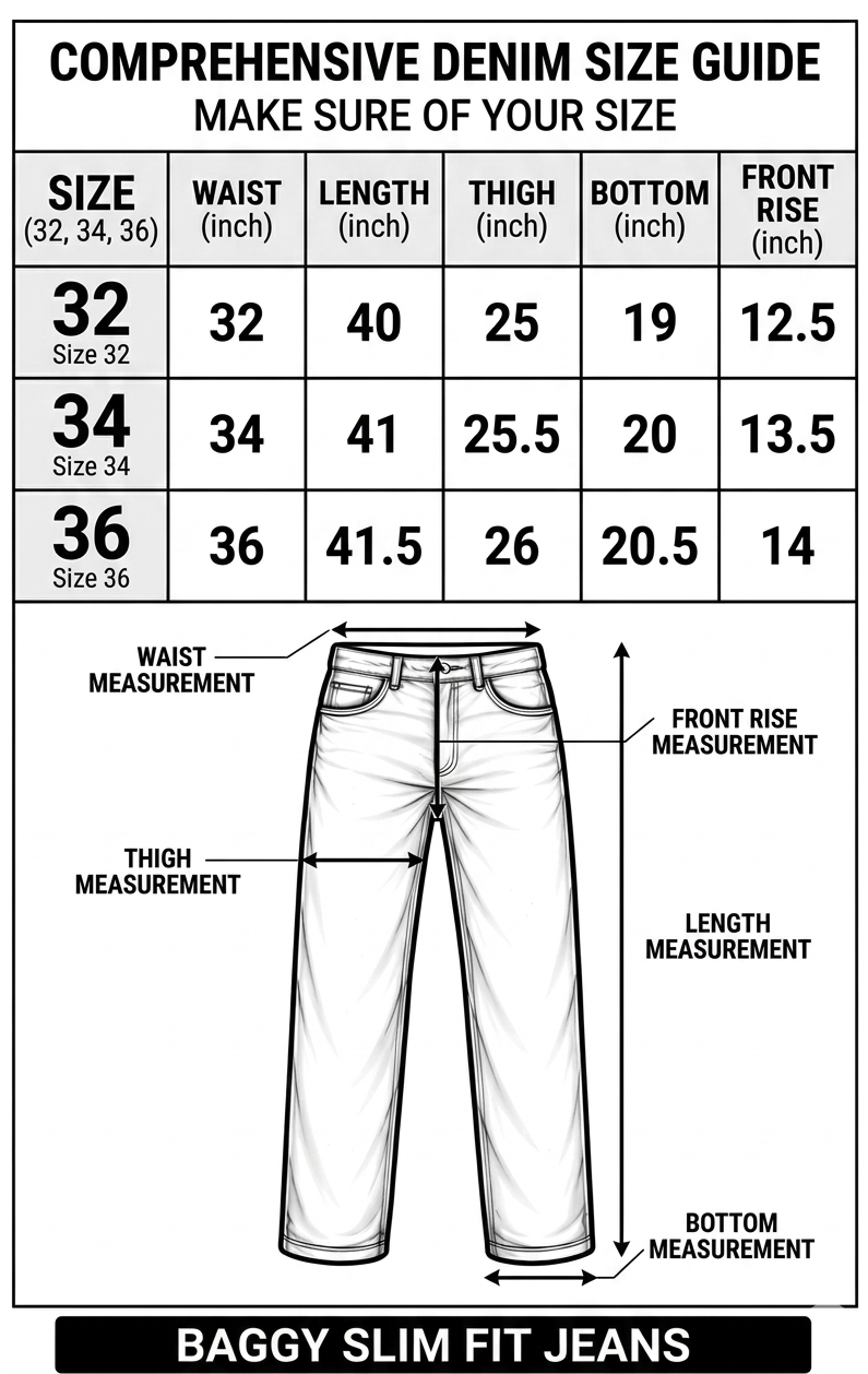 Maverick Baggy Unisex Denim Jeans